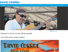 Tablet Screenshot of davidcorreaandcascada.com